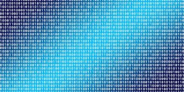 Binärer Code Datentransfer